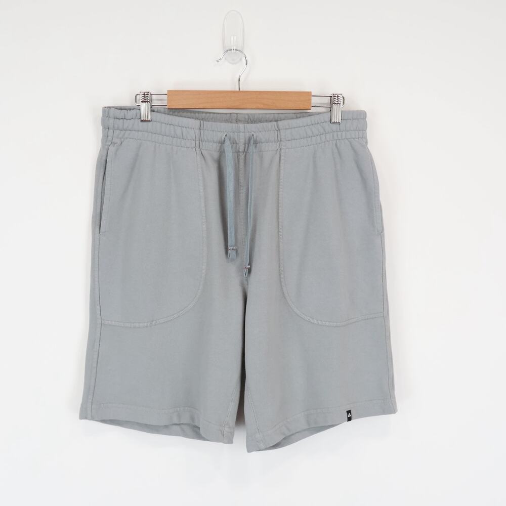 American Giant French Terry Men's Sweatshort In Monument Grey Size Large - Picture 4 of 10